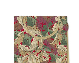 Morris & Co Acanthus William Morris Small Bag - S Size: 130 x 130 x 70mm ribbon