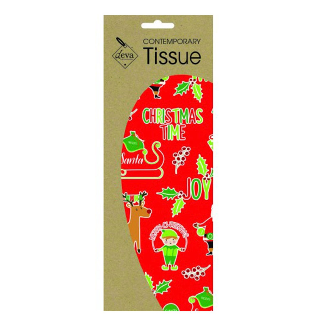 Christmas Time Tissue Deva Tissue Wrapping Paper 4 Sheets 50 X 70 Cm ...