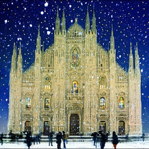 Milan Cathedral 3 D Grand Advent Calendar 442 x 362mm Caltime with 24 doors to open on the countdown to Christmas
