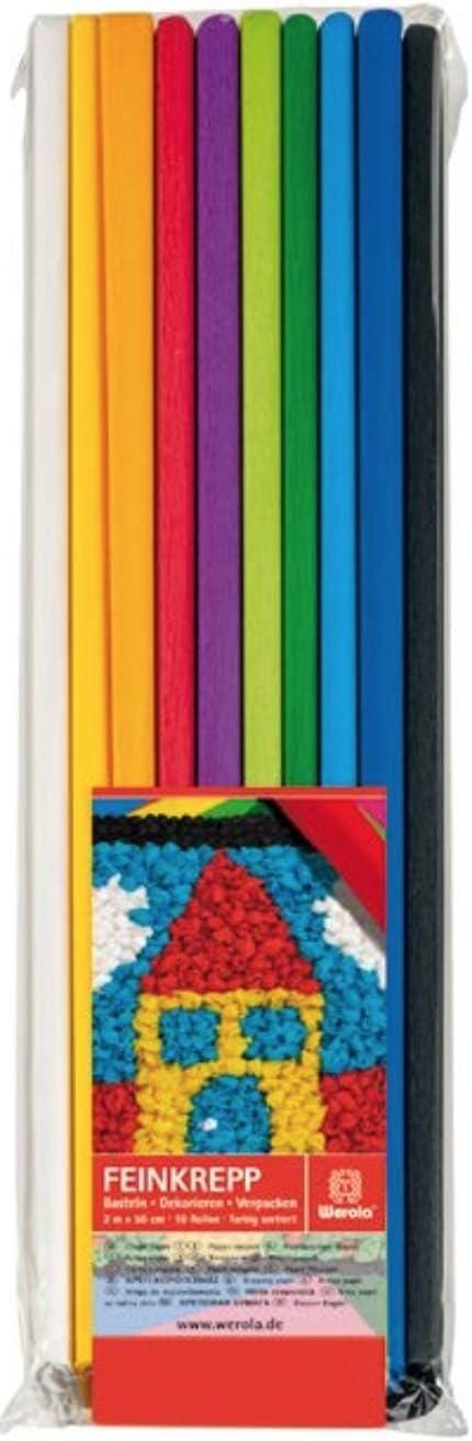 WEROLA Crepe Paper PACK  -CREATIVE10