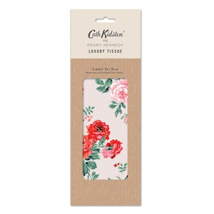 Cath Kidston Archive Rose Carta da regalo velina 4 fogli 50 x 70 cm