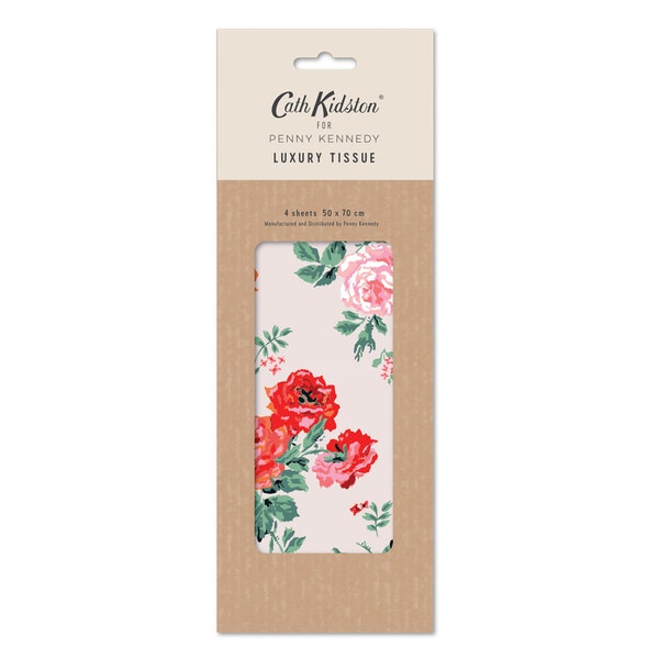 Cath Kidston Archive Rose Tissue Wrapping Paper 4 sheets 50 x 70 cm