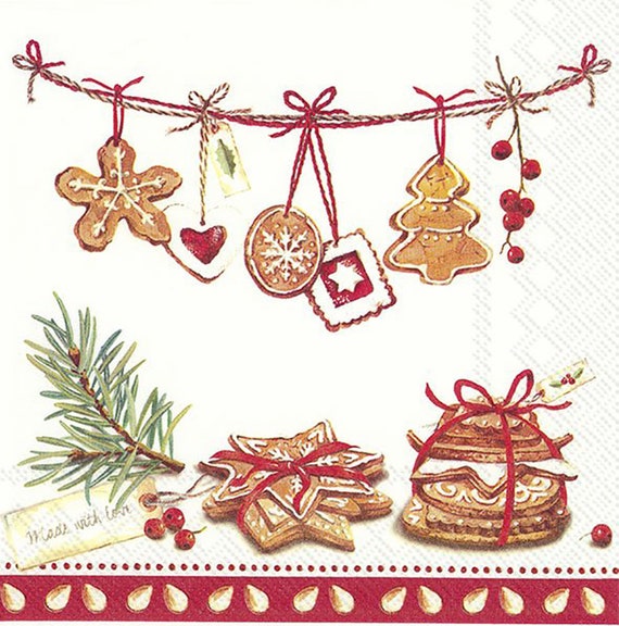 Weihnachtliche Papierservietten Von Frau Claus – 3-lagig & Festlich Bedruckt