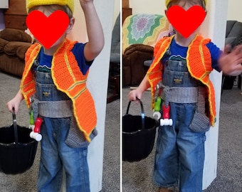 Mini Construction Worker Outfit