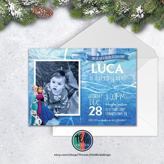 Frozen birthday invitation Frozen invitation Frozen party printable Elsa Invitation Anna Invitation Olaf invitation Disney Frozen invite Il_570xn