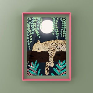 Sleeping Leopard Print