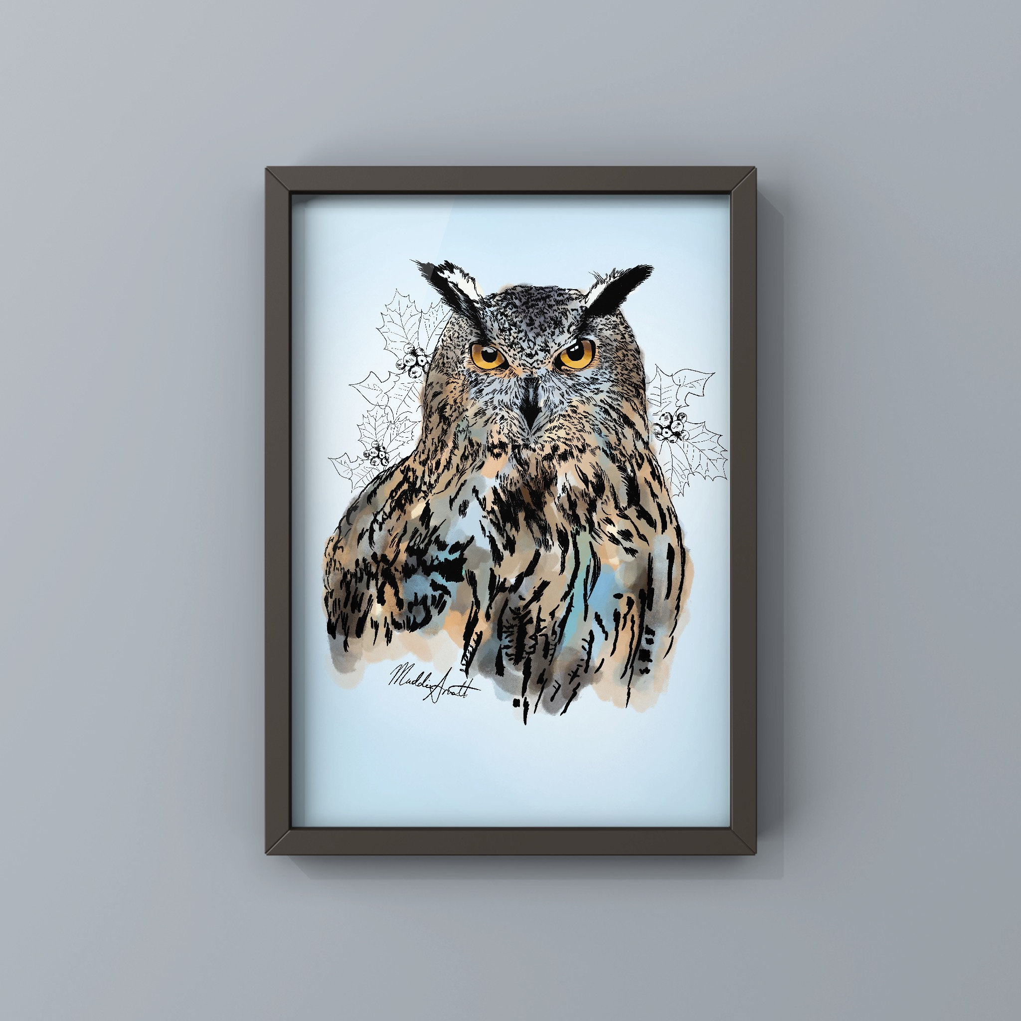 Owl A3 Print