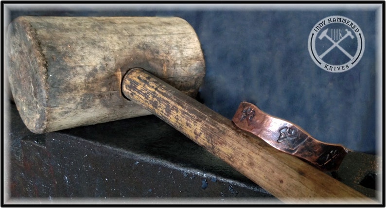 Hammered Copper Bracelet image 2