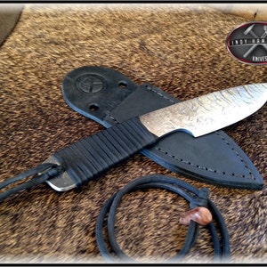 Hand Forged Neck Knife image 3