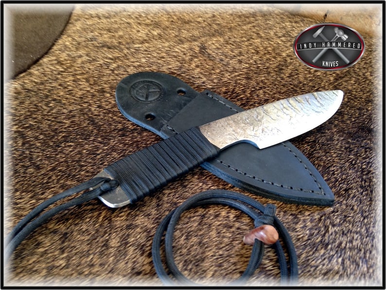 Hand Forged Neck Knife image 3