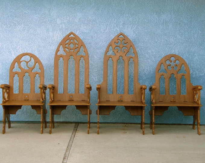 Medieval Window Back Chair - Etsy
