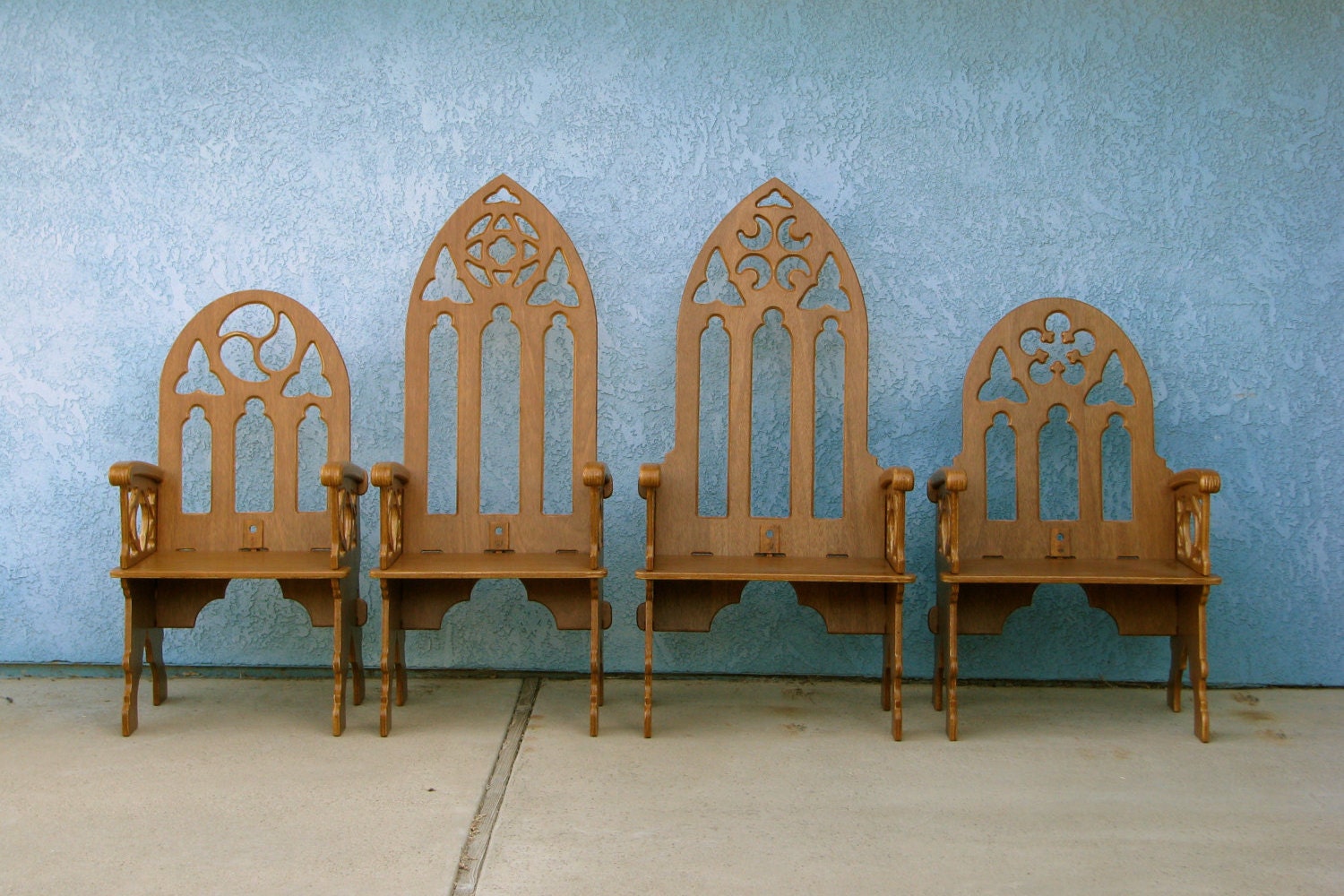 Medieval Window Back Chair - Etsy
