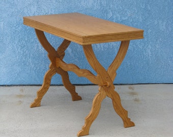 Counter Height Trestle Table