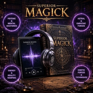 Arcane Lord & Cosmic Awareness Studiepaket | Subliminal Neuro-Reprogrammering Audio MP3 + Superior Magic PDF Kit | Digital nedladdning