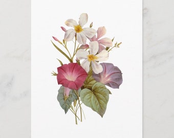 5x7” print | vintage bouquet floral art print