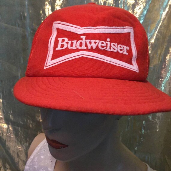 vintage budweiser hat