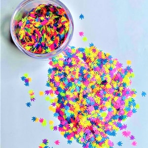 Shaped Glitters-NEON WEED/Holographic Shaped Glitters