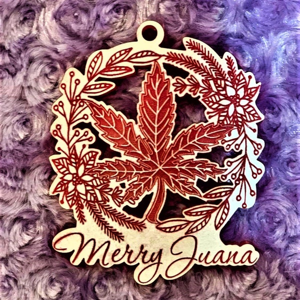 Merry Juana Christmas Ornament Mold/Merry Juana Mold/Christmas Mold
