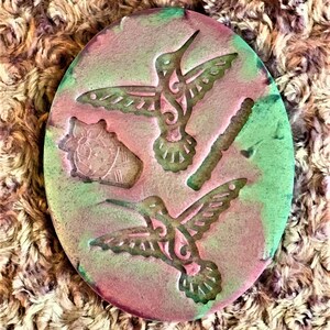 Hummingbird Earrings Mold/Flying hummingbird Earrings Mold