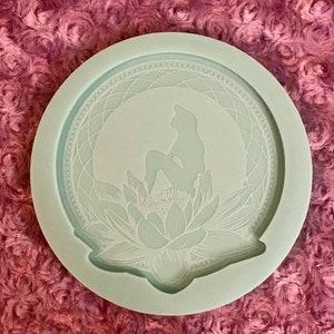 Mermaid on Lotus Flower Mold
