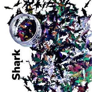Shaped Glitters-SHARK/Holographic Shaped Glitters