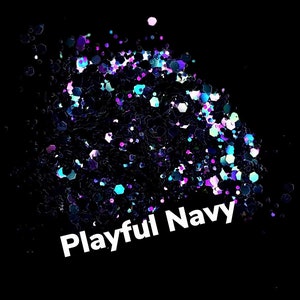 Chunky Chamäleon-Glitzer-Mix-PLAYFUL NAVY