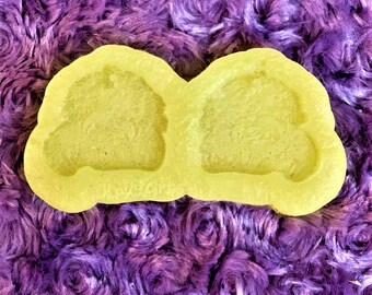 Sweet Sloth Earrings Silicone Mold, 1.5''