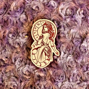 Scorpio Zodiac Lady Keychain/Pendant Mold/Zodiac Lady Mold/Scorpio Sign Mold