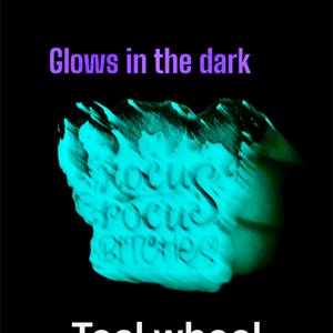 Glow in the Dark Pigment -Teal Wheel