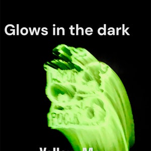 Glow in the Dark Pigment -Yellow Mango