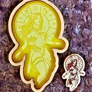 Taurus Zodiac Lady Tray Mold/Taurus Zodiac Lady Keychain/Pendant Mold/Taurus Zodiac Trinket Mold/Zodiac Lady Tray Mold/Taurus Zodiac Mold
