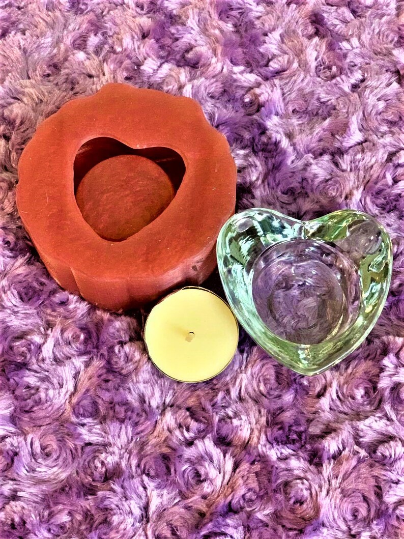 Heart shape Tea light Holder Mold/Tea Light Holder Mold Etsy