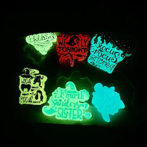 Glow in the Dark Pigment -Set (6pcs)