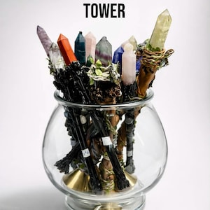 Wand with Crystal Tower