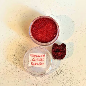 Camaleonte Spostamento di colore Glitter-RED LIPS/Polvere olografica