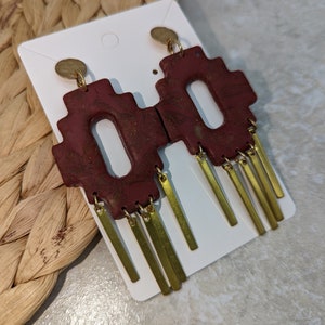 POLYMER CLAY EARRINGS + lightweight + statement + handmade