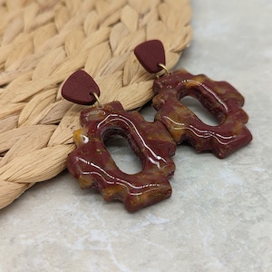 POLYMER CLAY EARRINGS + lightweight + statement + handmade