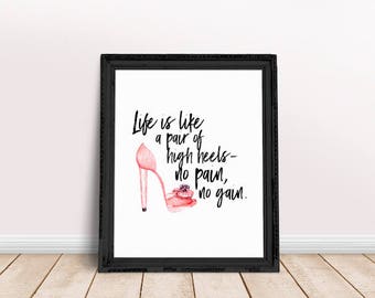High heel quotes | Etsy