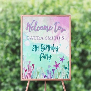 Dolphin Birthday Welcome Sign | DIY Welcome Sign, Editable Welcome, Dolphin Invitation, Fish Birthday Invite, Dolphin Birthday Party Sign