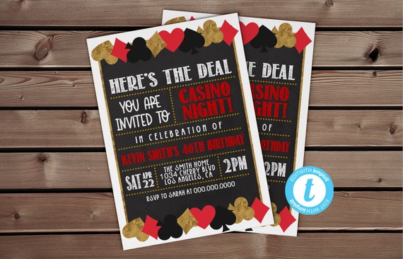 editable poker invitation template casino invitation poker party poker birthday vegas invitation poker theme spade invitation poker party invitation template