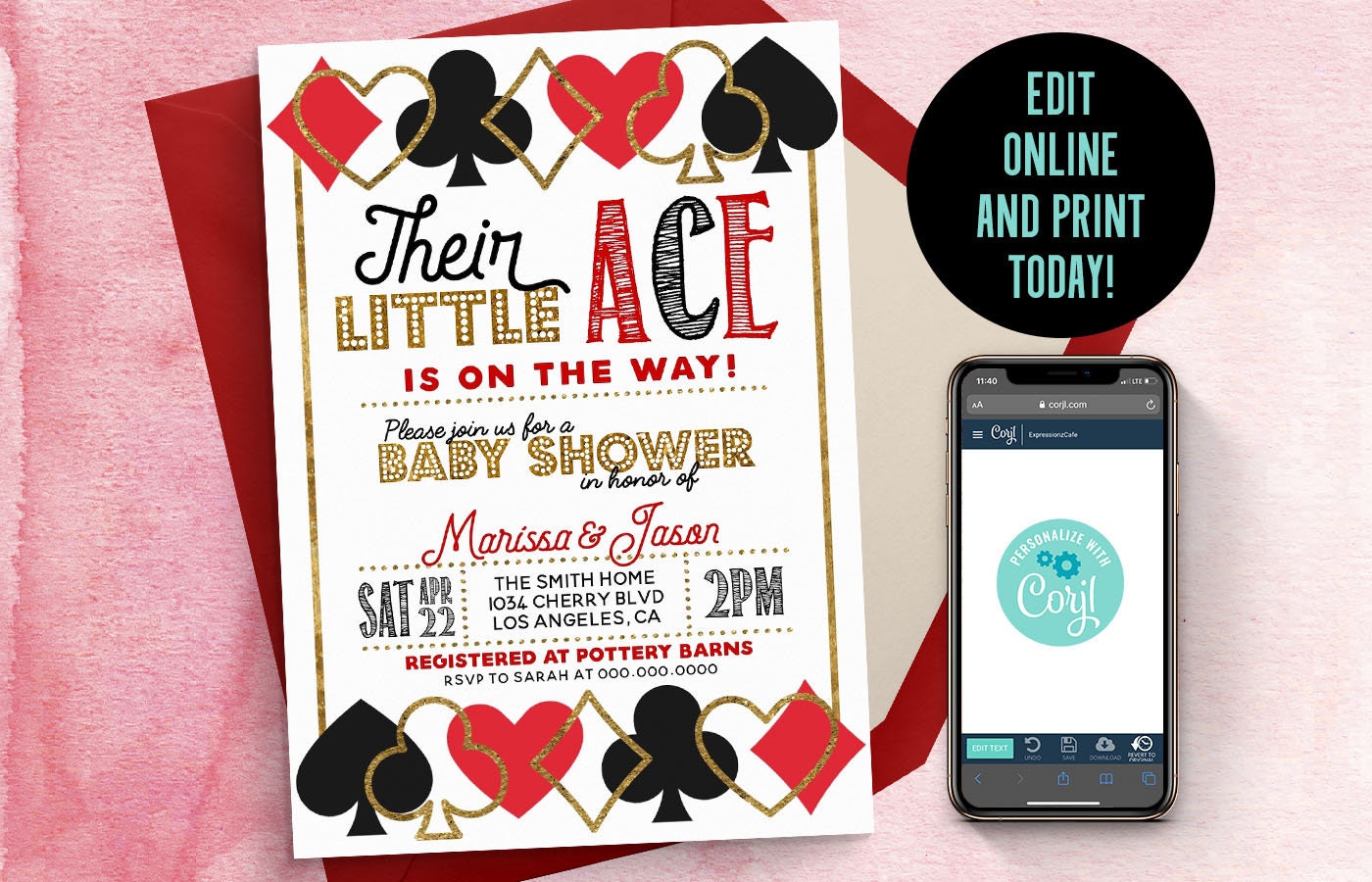 Poker Themed Gender Reveal - Etsy, image size:1400x900