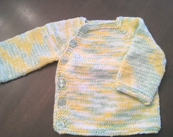 Ready to Ship Handmade Baby and Toddler Pullover Jumper Cosy Oatmeal Sweatshirt
