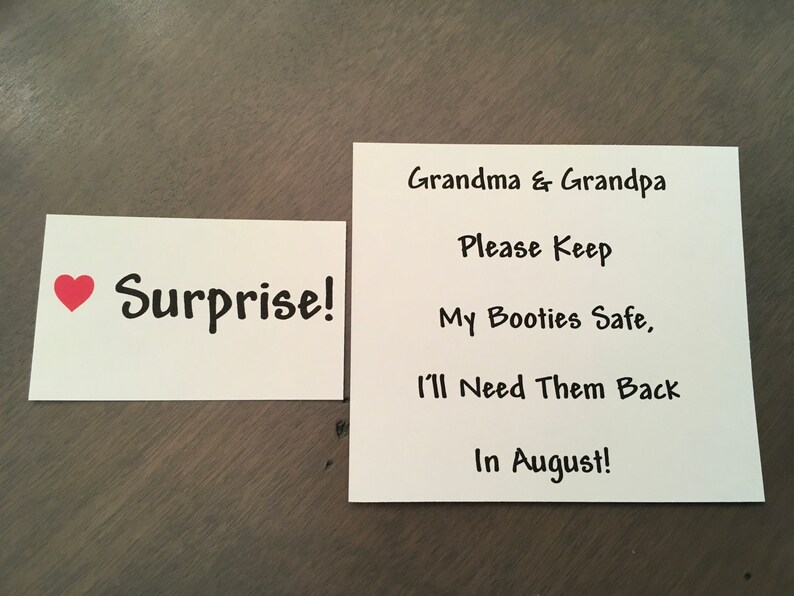 Pregnancy Announcement Booties, Pregnancy Announcement, Grandparents to be gift set, Pregnancy Announcement Surprise image 3