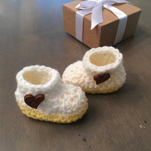 Schwangerschaftsankündigung Booties, Schwangerschaft Ankündigung, Großeltern geschenk set, Schwangerschaft Ankündigung Überraschung Bild 1