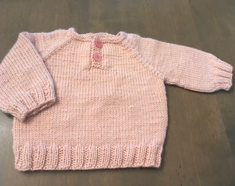 Sweater, Newborn Sweater, Knitted Baby Sweater, Infant Sweater, Shower Gift, Welcome Home Gift