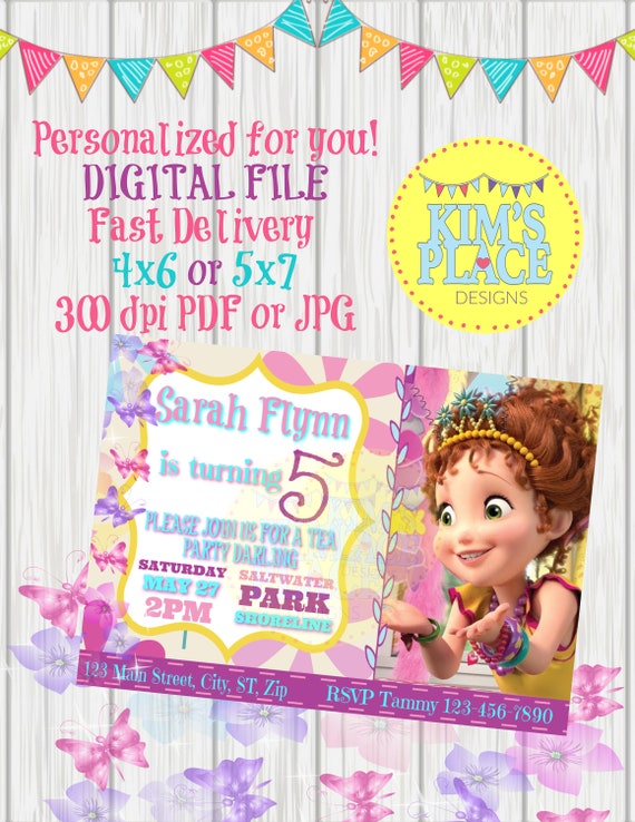 Fancy Nancy Invitation Fancy Nancy Birthday Party Fancy Nancy