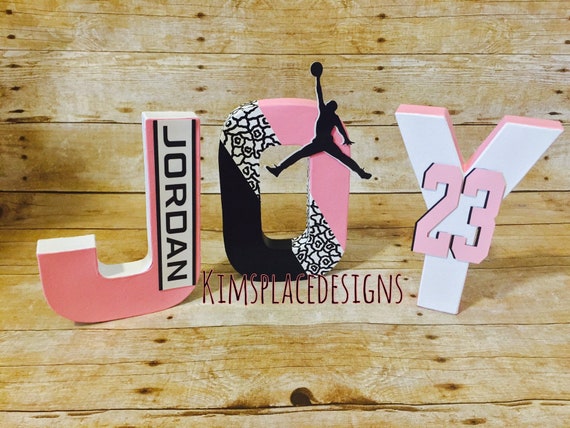 Michael Jordan Letters Michael Jordan Party Decor Jordan Etsy