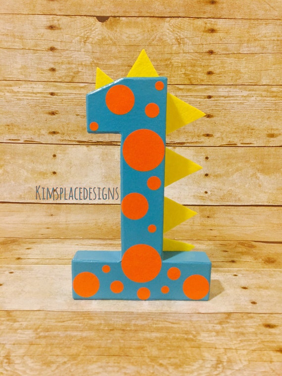 Dinosaur Age Photo Prop, Dinosaur Birthday Decor, Dinosaur Party Supplies, Paper Mache Numbers, Dinosaur Birthday Cake Table Decor Il_570xn