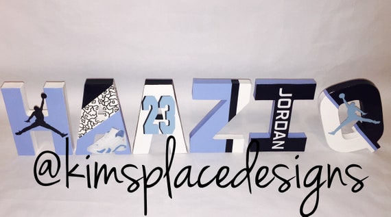 Michael Jordan Letters Michael Jordan Party Decor Jordan Theme
