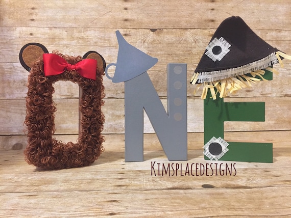 Wizard Of Oz Letters Custom Decor Letters Yellow Brick Road